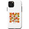 The Botany Bureau Custodia per iPhone 11 Pro Illustrazione della pianta dell'acero dello zucchero Acer saccharum