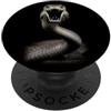 Majestic Black Mamba Face Wildlife Natur Black Mamba Face Snake Rettile Wildlife Black Mamba PopSockets PopGrip Adesivo