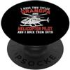 Two Titles Grandpa Helicopter Pilot Rock Ho Due Titoli Nonno E Elicottero Pilota E I Rock Th PopSockets PopGrip Adesivo