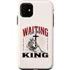Keep Watch Christian Gothic Art Custodia per iPhone 11 Aspettando il re scheletro cristiano Bibbia Art