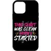 Mud Run Marathon Outfits Schlammlauf Des Custodia per iPhone 12 mini Pulisci quando ho iniziato Muddy Race Schlammlauf Mud Run