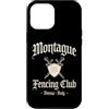 JB's Shakespeare Shop Custodia per iPhone 12 Pro Max Montague Fencing Club Verona Italia Spade e Scudo Invecchiato