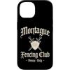 JB's Shakespeare Shop Custodia per iPhone 14 Montague Fencing Club Verona Italia Spade e Scudo Invecchiato