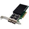 Digitus Scheda di Rete Server 40 Gigabit Ethernet - 2 Porte QSFP+ - NIC - PCIe 3.0-40000 Mbps