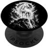Artistic Wilderness Cavallo bianco in natura come ritratto artistico PopSockets PopGrip Adesivo