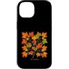 The Botany Bureau Custodia per iPhone 14 Illustrazione della pianta dell'acero dello zucchero Acer saccharum