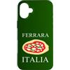 Ferrara Vacation And Emilia-Romagna Trip Custodia per iPhone 16 Plus Italia Pizza Ferrara