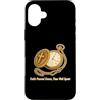 Christian Faith Watch Cross Custodia per iPhone 16 Plus Christian Cross Fede Passato Tempo Ben Speso