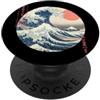Japanese Vintage Painting Classic Art Lo Grande Onda Off Kanagawa Pittura Giapponese Tramonto Giappone PopSockets PopGrip Adesivo