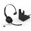 Jabra Evolve3 45 cuffie mono wireless Bluetooth con microfono, USB-C, UC