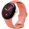 Google Pixel Watch 5 (41mm) Smartwatch Oro/Cinturino Rosa Opaco, LTE