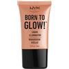 NYX Professional Makeup Illuminante Liquido Born to Glow, Formula liquida Shimmer, Base per Fondotinta, Tonalità: Gleam