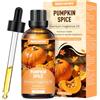 MIGCAPUT Olio Profumato Spezie di Zucca 100ML, Olio Essenziale Aromatico Autunno Premium per Diffusori, Creazione di Candele & Saponi e Lavoretti DIY, Profumo Dolce e Caldo per l'Autunno e le Feste