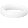 QTYQWC Bracciale Rigido in Giada Bianca da 52-66 mm per Donna, Gioielli con Bracciale in giadeite Elegante e Genuino con Confezione Regalo (Colore : 52mm)