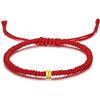 KOINEN Bracciale amuleto, bracciale attira soldi, Bracciale Ricchezza Bracciale Perline Oro Bracciale Portafortuna for Donna Uomo Gioielli Regali Perline Rame Bracciale Palline Regolabile Attira Prosperità B