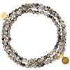 Lizas Bracciale e collana allo stesso tempo, bracciale di perle in molti colori, Mittelgroße, sintetico, Non pietra preziosa