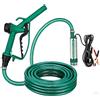 TECKZOON Pompa di travaso Diesel 12V, con Tubo da 5 m, Portata 30 LPM, Pompa per Olio e Acqua, Pompa Carburante con Filtro di precisione Anti-intasamento, per Il trasferimento di Diesel, Cherosene e Acqua