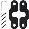 Bordfly Kit di riparazione parasole in acciaio inox per Jeep Wrangler dal 2018 al 2024, per Gladiator dal 2020 al 2024, per un fissaggio sicuro