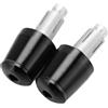 LYUJIKQLH Contrappesi Manubrio Da 7/8'' Moto Per Z1000SX Z1000 Z 1000 SX 2011-2024 2023 2022 2021 2020 2019 2018 2017 2016 2015 2014 Estremità manopole manubrio(Nero)