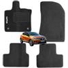 Rebeca Shop RebecaShop Tappetini Auto In Moquette Compatibili Con Captur 2019-2025 | Set Completo Anteriore e Posteriore, Tappeti Sagomati Con Logo Ricamato, Clip Di Fissaggio e Fondo Antiscivolo