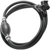 Xibao Tuyau de Carburant Essence Pompe per Moto,Kit Connettori per Serbatoio Benzina Motore Fuoribordo,Carburante Manuale,Adatto alla Maggior Parte di Navi,Barche,Veicoli,Scooter,Motociclette
