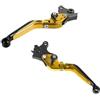 RAGPUKMUAN Set Leve Freno e Frizione Per BMW Per R1200 1250 GS LC GS1200 Adv R1250GSA Manubrio Per Moto Leva Di Controllo Freno Frizione Pieghevole(M)