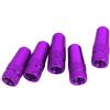 Mnixy Tappi per valvole Presta, per bicicletta, viola, 5 pezzi