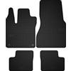 Wielganizator Set di Tappetini in Gomma Compatibile per Renault Twingo III (2014-) hatchback neri su misura adattamento ottimale