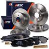 ATEC Germany Set freni incl. dischi anteriori Ø 280 mm ventilati + | Compatibile con: NISSAN JUKE, PULSAR Schrägheck