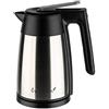 Vektra VEK-1703 - Bollitore a doppia parete con regolazione della temperatura - 1,7 l, in acciaio inox, senza cavo, spina europea, a risparmio energetico