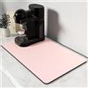 Rnivvi Tappetino da caffè, 30,5 x 48,3 cm, per accessori e organizer per stazioni di macchina da espresso, tappetino assorbente per asciugare i piatti sul bancone della cucina, tappetino decorativo