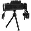 Kichvoe Telescopio Monoculare 40x60 Mm, Cannocchiale Tascabile Nero in Abs e Vetro, Immagine Chiara e Luminosa, per Arrampicata e Caccia