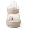 MAM Bottiglia anticolica autosterilizzante Easy Start (1 x 130 ml), biberon con flusso lento MAM Tettarella taglia 1, essenziale per neonati, conchiglia (i disegni possono variare)