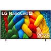 Lg TV NANOCELL 55" LG 4K 55NANO80A3B SMART TV EUROPA BLACK