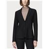 RAGNO BLAZER GIACCA DONNA MANICA LUNGA DO23GA RAGNO NERO