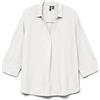 VERO MODA Camicia da Donna Vmlinn 3/4 Top Wvn Ga Noos, Bianco, XS