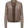 Only Onlprincess LS Short Cardi Knt Noos Onlprincess LS Short Cardi Knt Noos (Confezione da 1), Mocha Meringue, S