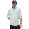 Tommy Hilfiger Uomo Camicia Light Oxford Solid Elasticizzata, Verde (Crushed Mint), XS