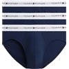 Tommy Hilfiger Men 3P Brief UM0UM03875 Brief, Red (Carbon Navy/Carbon Navy/Carbon Navy), M