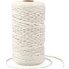 G2PLUS 100m Macramè Filo Beige,3mm Corda Macrame,Filato di Cotone | Spago in Cotone per Regalo Decorazioni,Fai-da-Te,Baker Twine Artigianale,Imballaggio Regalo