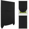 NUTKIT 60x150cm Tenda Plissettata Senza Foratura, Tende Oscuranti Adesive