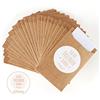 ABSOFINE 100 sacchetti regalo in carta kraft, ideali per matrimoni, piccoli regali, souvenir, Natale, compleanno, confezione ecologica