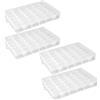 Ideen mit Herz Scatole per piccoli oggetti, 36 scomparti da 4,3 x 2,7 cm, dimensioni: 27,2 cm x 17,5 cm x 4,5 cm | cassette per scaffali, scatole di assortimento | scatole per assortimento per fai da