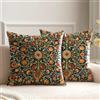 HUASHUZI Copri Cuscini William Morris 45 x 45 cm Decorazioni Boho Motivo Doppio Lato Federe Set di 2 Decorazione Casa per Divano Panca Divano