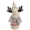 com-four® Figura di alce per la decorazione natalizia, figura di renna