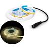 Innfeeltech Striscia di luce di 1M COB LED, larghezza 8mm 12V 4000K 320LEDs/m Striscia di luce con connettore DC