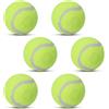 Thryvix 6 Pezzi Palline da Tennis, Palline Elastiche da Allenamento, con Superficie in Feltro e Rimbalzo Regolare, per Principianti, Lezioni, Macchine Lanciapalle e Giochi con Cani