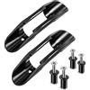 Wanfoou Supporto per Pagaia,2 Pezzi Supporto per Pagaia per Kayak Clip per Pagaia per Kayak Clip di Sicurezza Clip di Plastica per Kayak Porta Pagaia Kayak con Viti,per Kayak Marino Canoa Barca