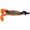 Lcarege Esche da pesca Esche da pesca Elica Flipper Anatra Esca 3D Wobbler Occhi Esche da nuoto Topwater Soft per Nero Grigio