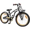 SYDE Bicicletta per bambini da 22 pollici, per 7-12 anni, colore: nero